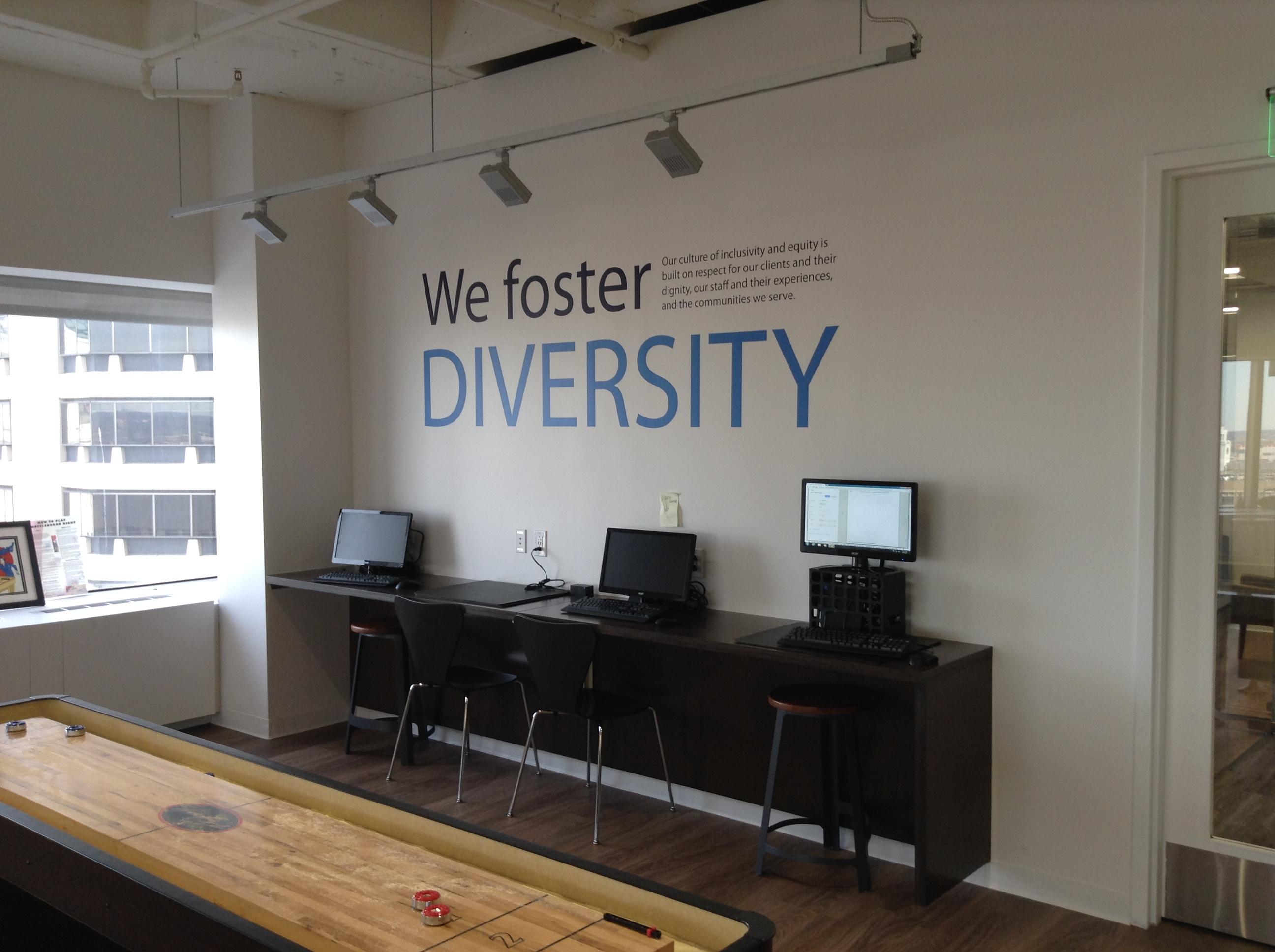 New Jersey Office Wall Lettering