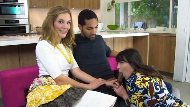 Mylf X Cum Kitchen – Mona Wales & Juliette March Pancakes and a Threesome