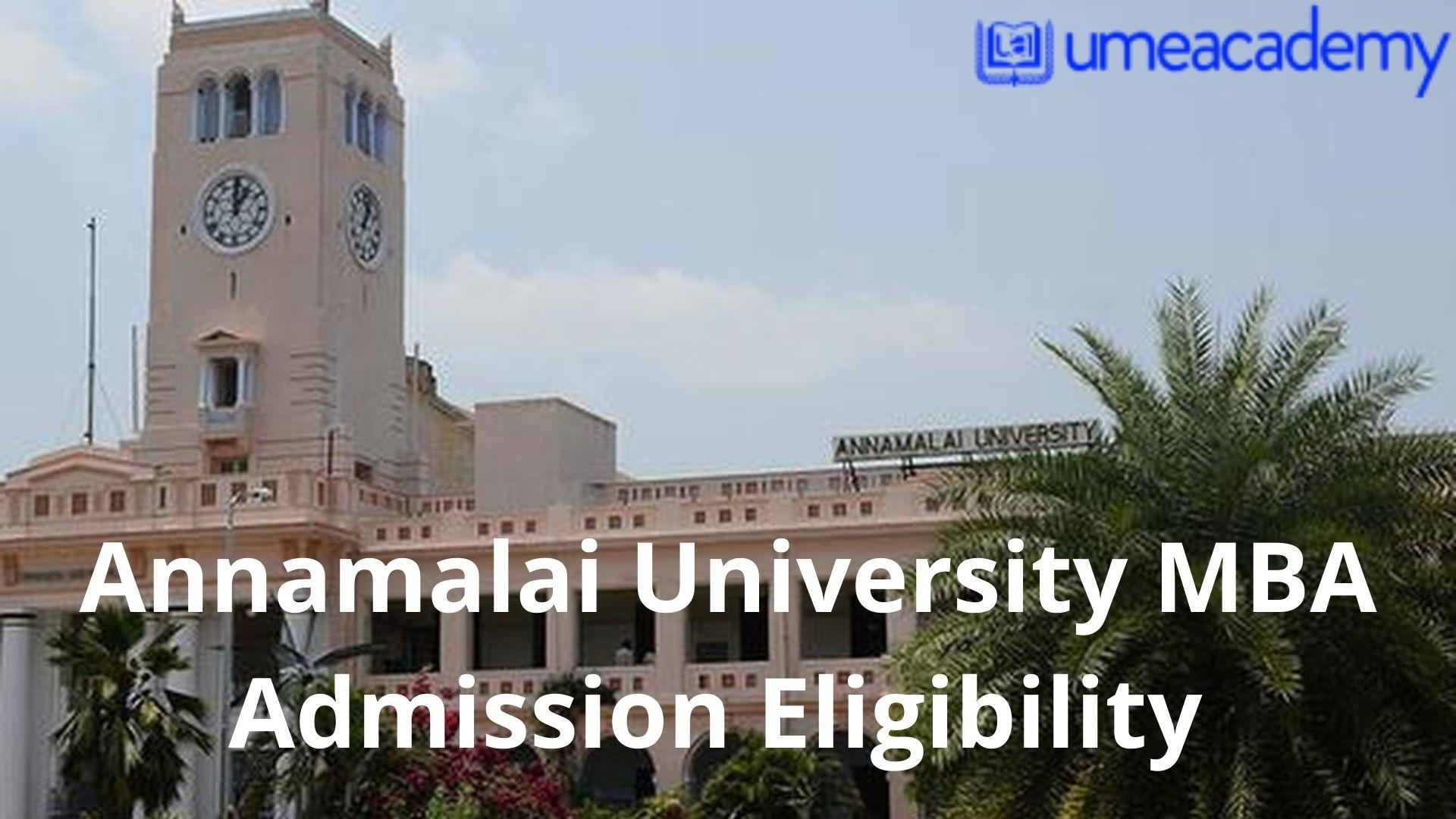 annamalai university mba assignment 2022