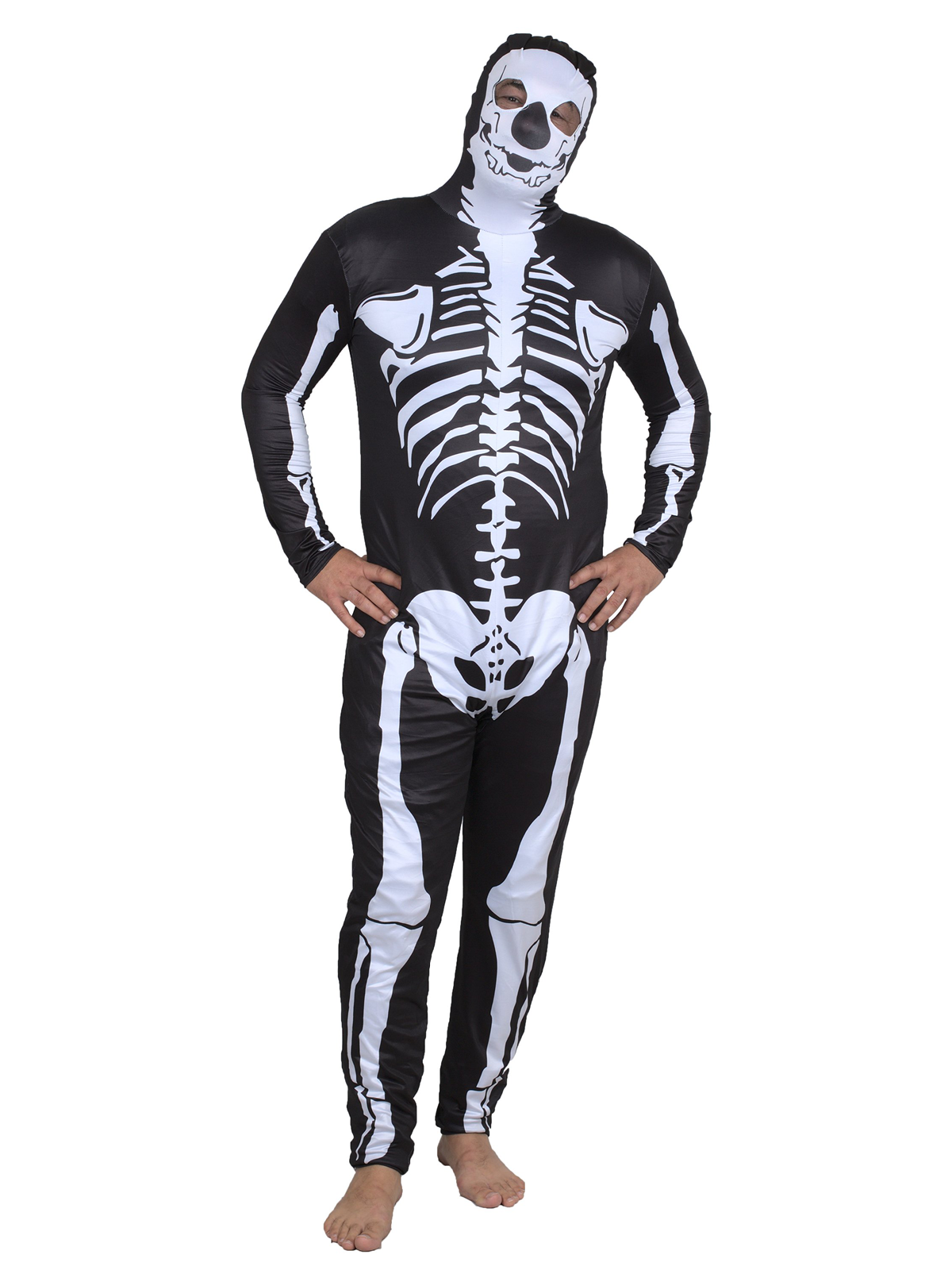 Unisex Adult Skeleton Costume Bodysuit Onesie JustPaste.it