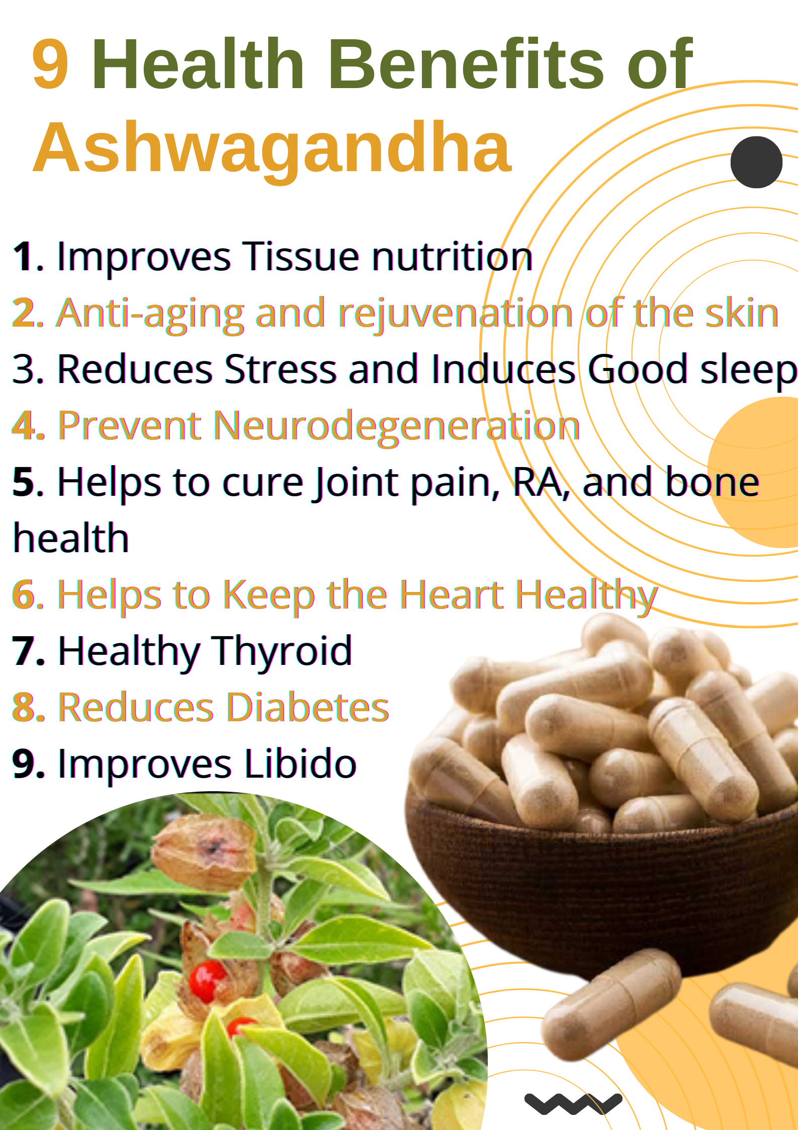 9 Health Benefits of Ashwagandha