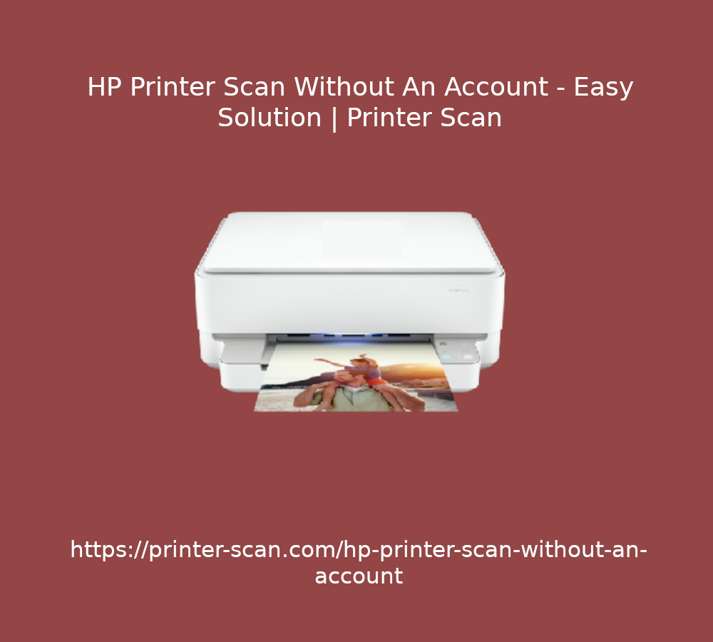 HP Printer Scan Without An Account Easy Solution Printer Scan