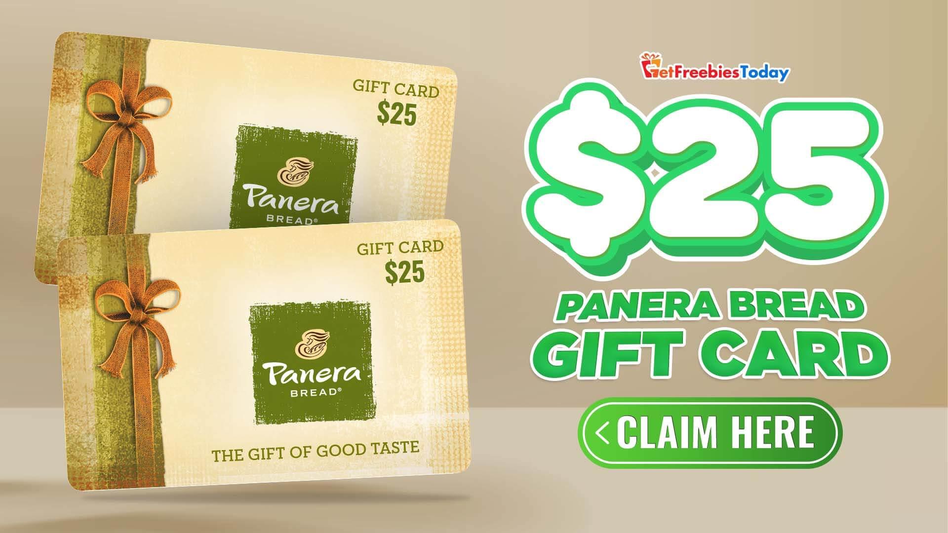 Free 25 Panera Bread Gift Card JustPaste.it