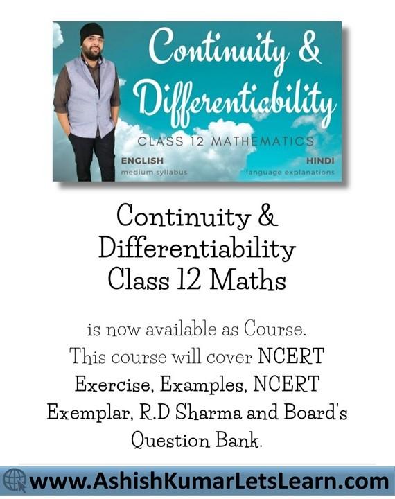Continuity and Differentiability Class 12 Maths - JustPaste.it