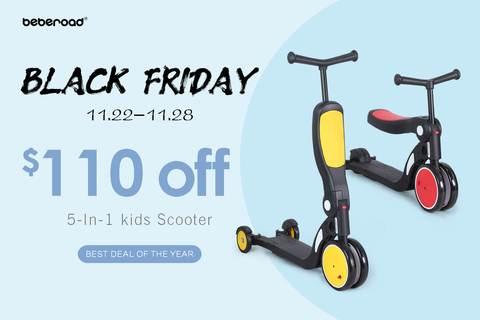 5-in-1 scooter for kids