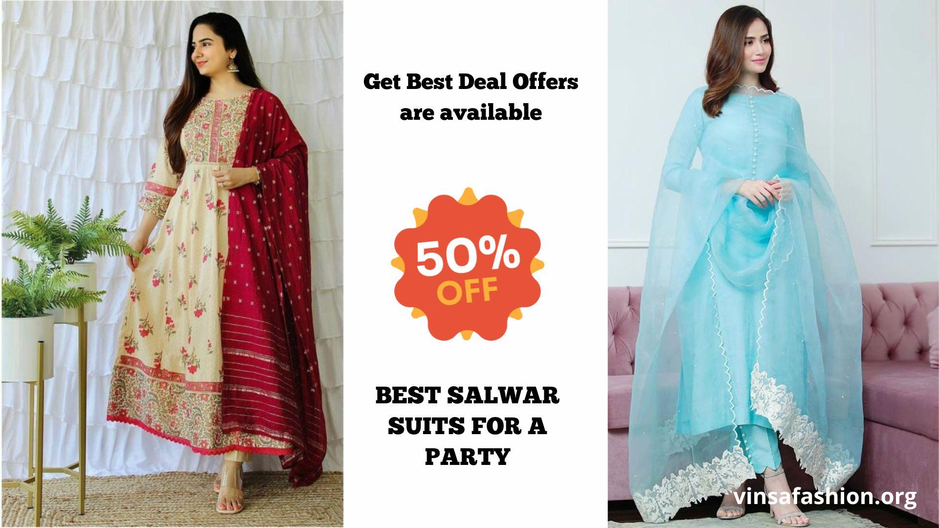 Best Impressive, Stylish, and Elegant Salwar Suits for a Party