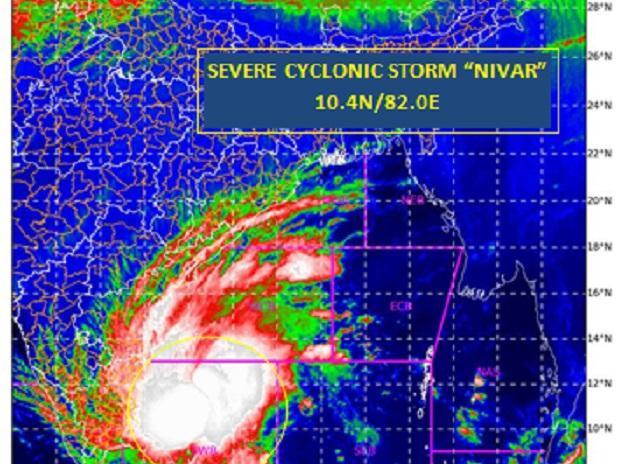 Severe cyclonic storm Nivar