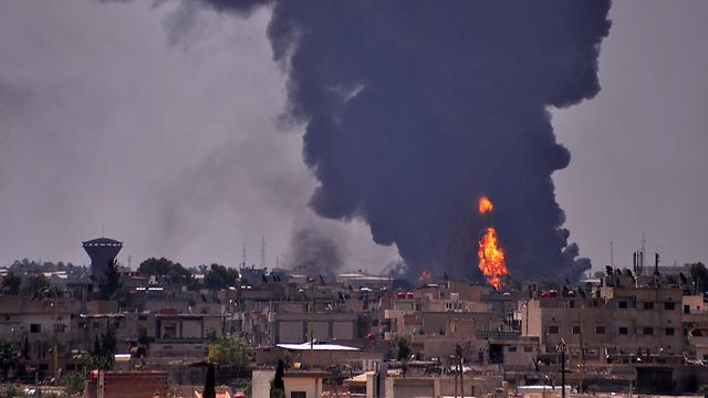 Smoke rises from an Islamic State attack in Hasaka. (Photo: AFP) Smoke rises from an Islamic State attack in Hasaka. (Photo: AFP)