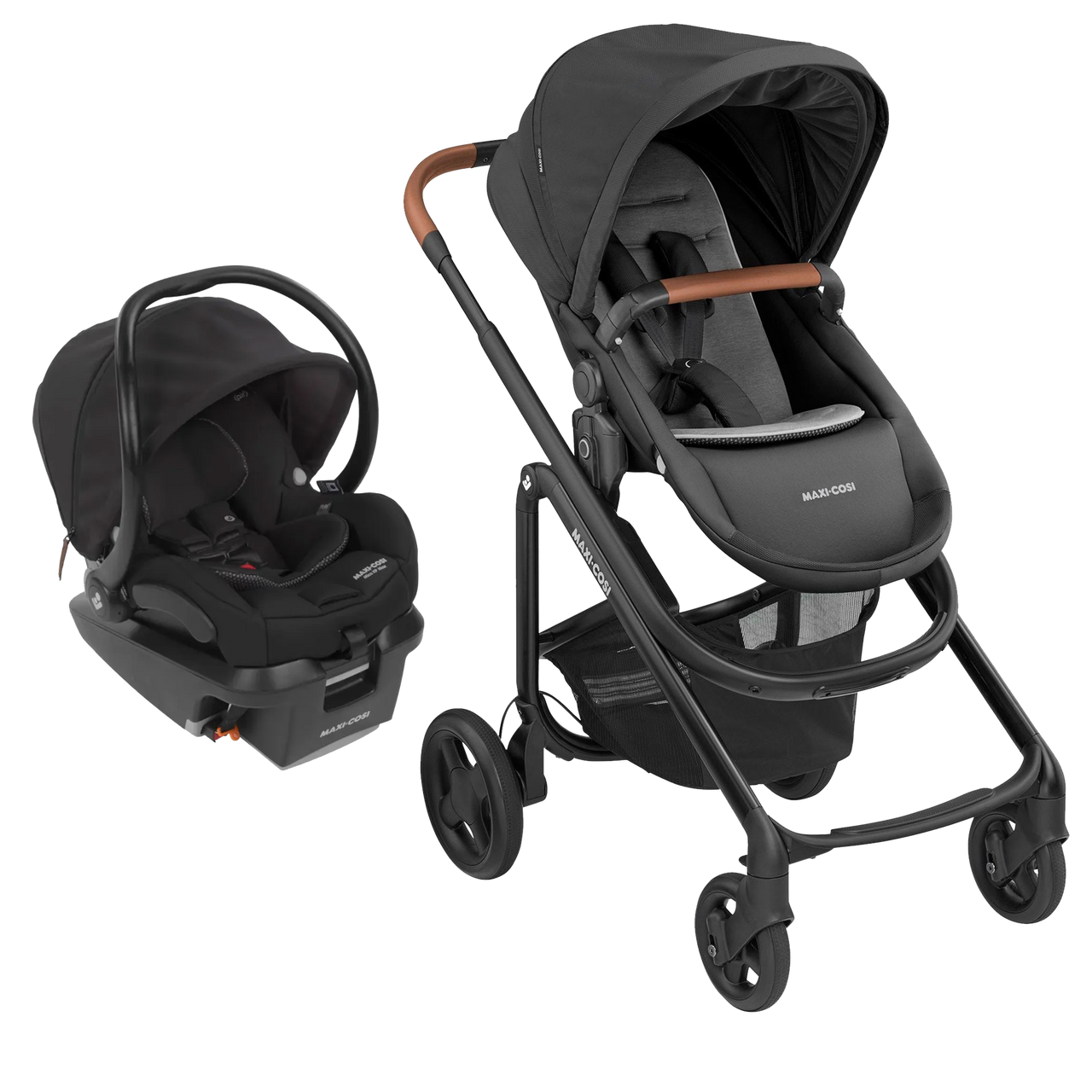 MAXI COSI Lila CP Travel System With Mico XP Max - Essential Black