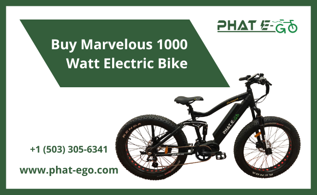 Buy Marvelous 1000 Watt Electric Bike (Portland) | Phat-eGo - JustPaste.it