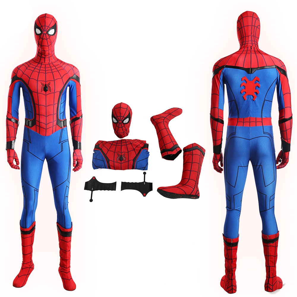 Spiderman Costume Digital Printing Spiderman Cosplay Costume ...