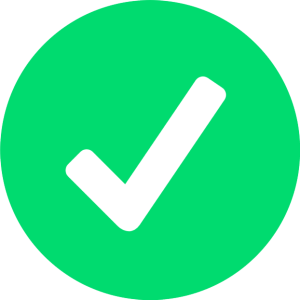 green tick