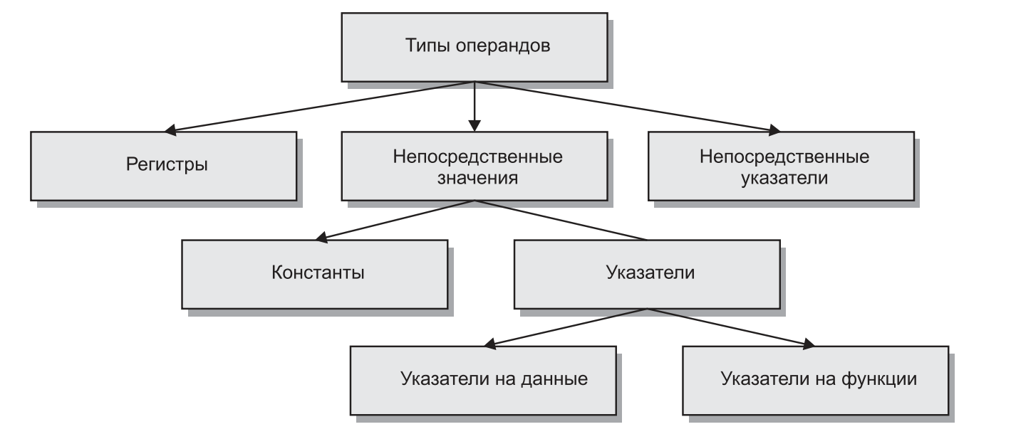 Типы операндов в системе команд процессора основные форматы числовых данных