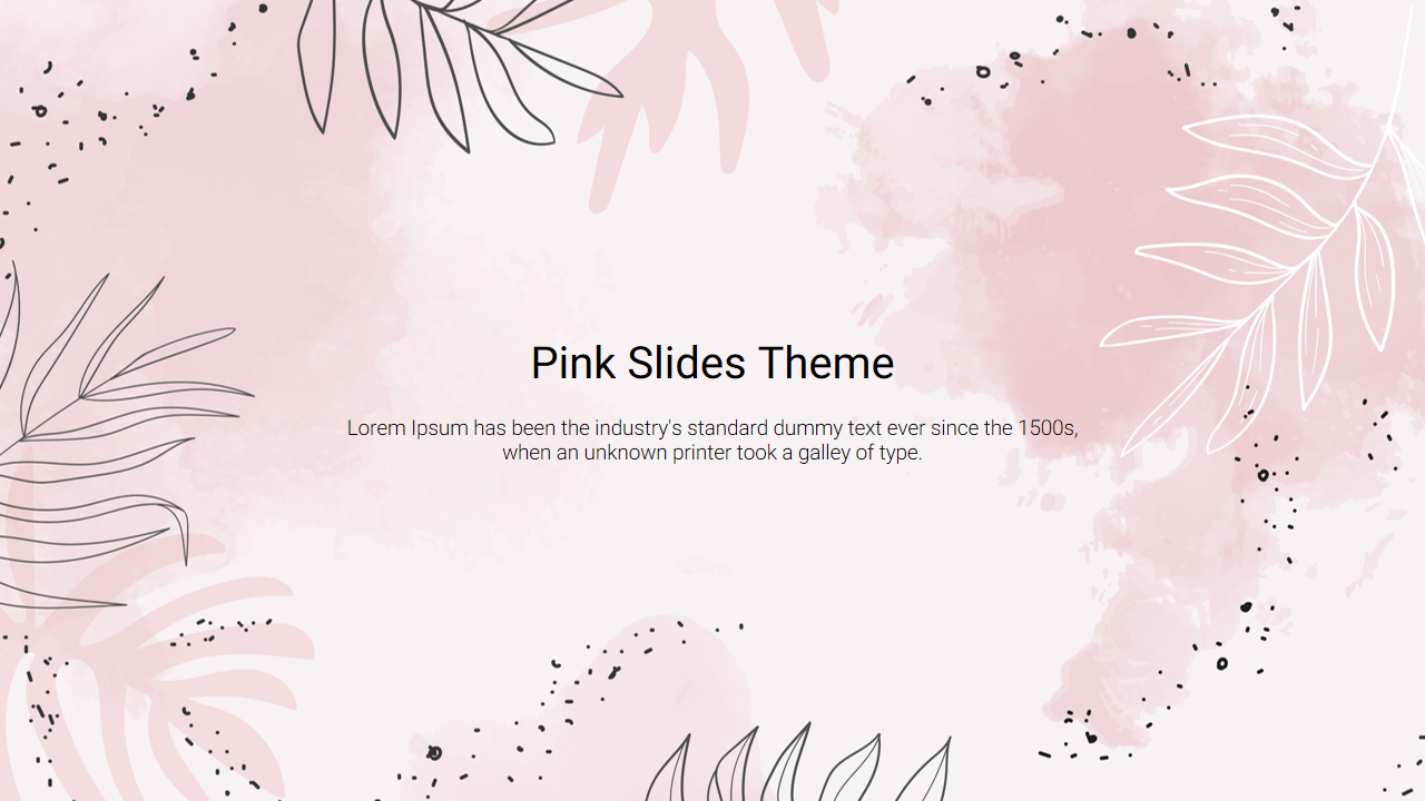 pink google slides presentation