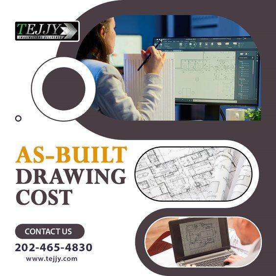 How much are the costs of as built drawings & architectural drawings