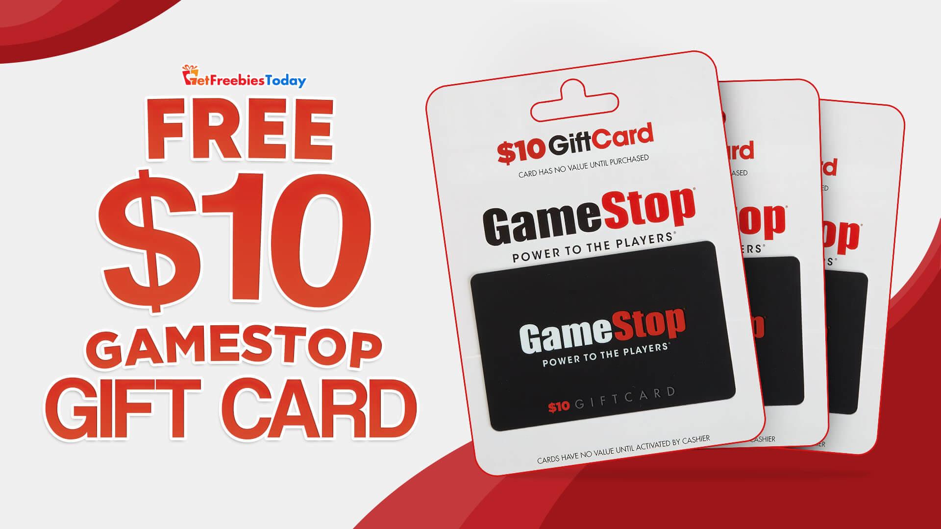 Free $10 Gamestop Gift Card | GetFreebiesToday.com - JustPaste.it