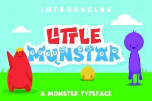 Little Munstar – A Monster Font