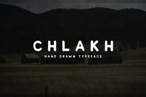 Chlakh – Hand Drawn Typeface