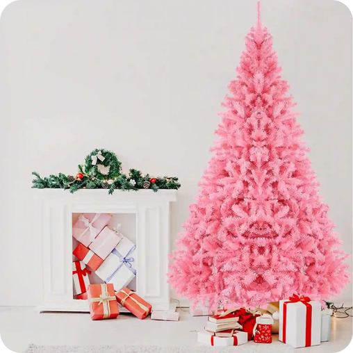 Pink Christmas Tree Decorations for This *2022* - The Expensive Zone ...