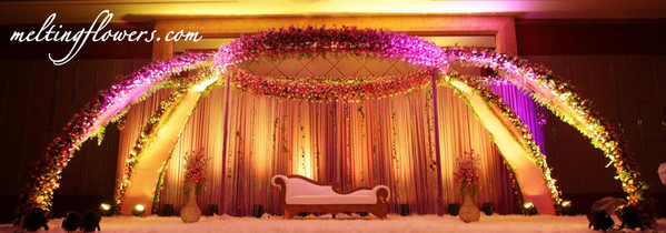 Wedding Stage With Motifs