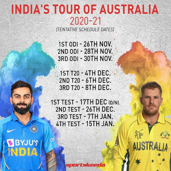 india tour of Australia