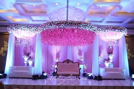 Floral wedding Stage 