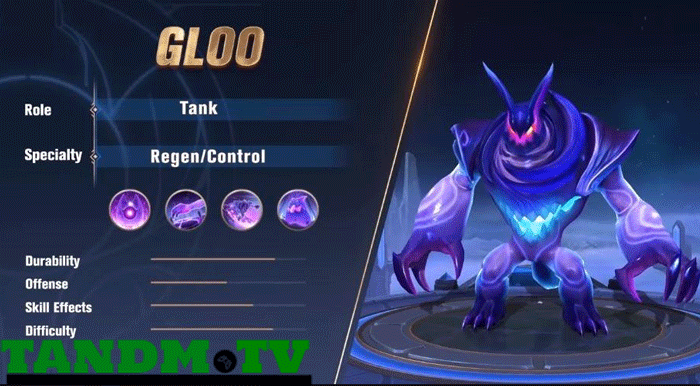 Skill Dari Hero Gloo Mobile Legends Bang Bang