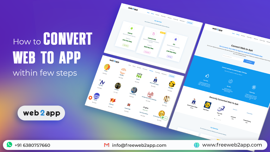 How to convert web to app within few steps freeweb2app justpaste it