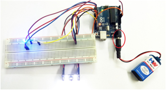 Online Training Of Wireless Project - Color Detector Robot - Working 