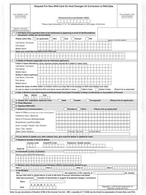 PAN card Correction Form PDF - JustPaste.it