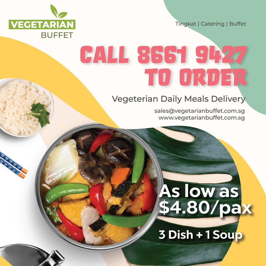 vegetarian tingkat service singapore