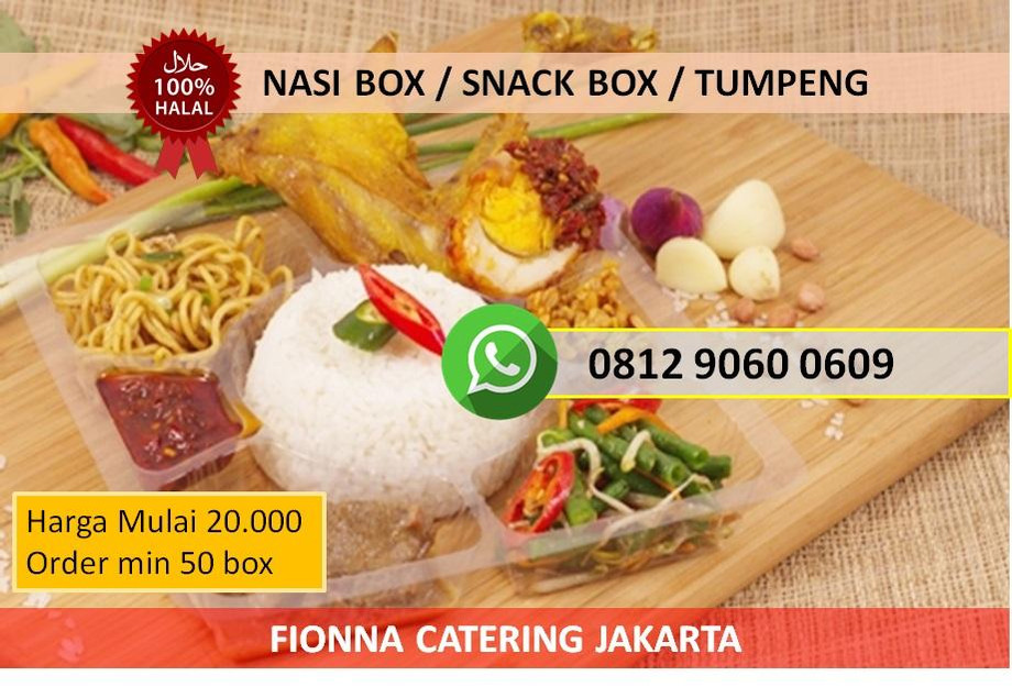 WA 0812 9060 0609 Catering Nasi Box Jakarta Selatan - Catering Nasi Kotak