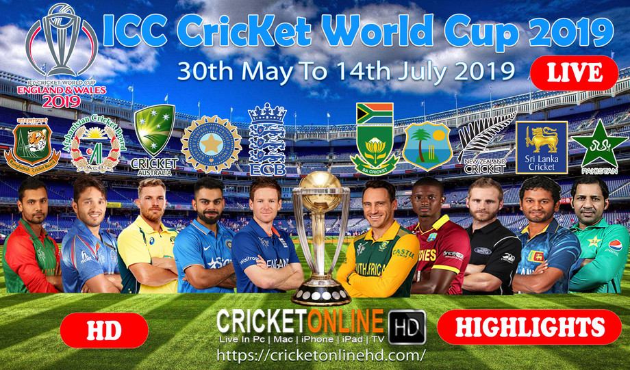 Watch Icc Cricket World Cup 2019 Live Streaming