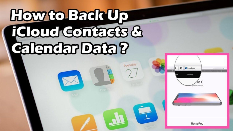 How To Back Up iCloud Contacts And Calendar Data? avawilliamsblog