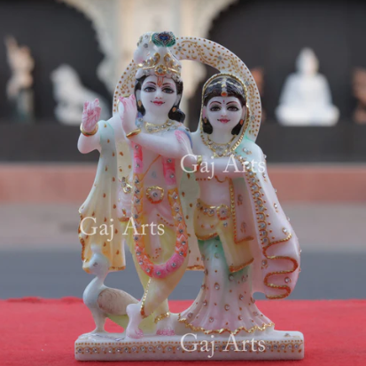 Sculptures of Love: Discovering Radha Krishna Marble Art