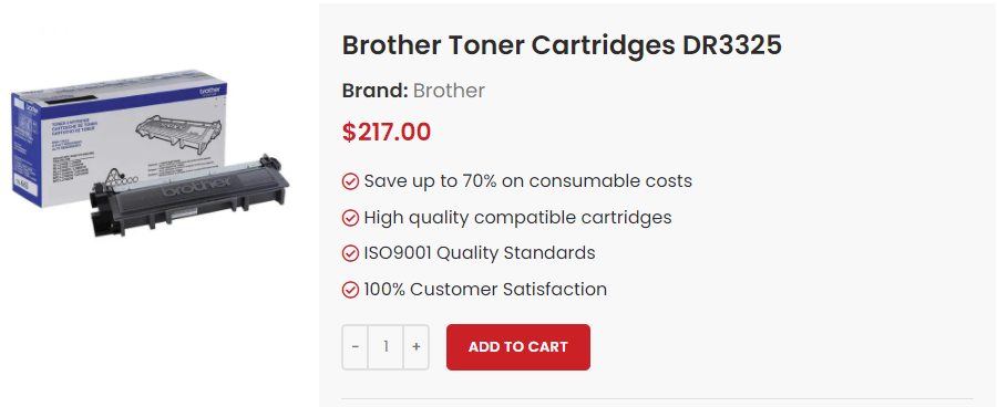 Brother Toner Cartridges DR3325