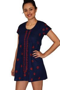 long_placket_hand_embroidered_cotton_dress_navy_red_embroidery_300x300.jpg