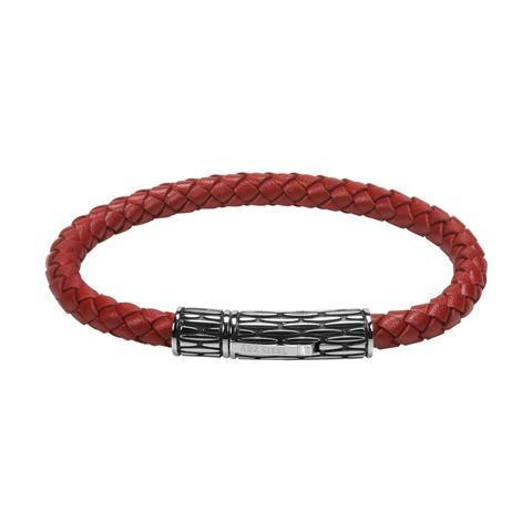 Mens red leather bracelet.jpg