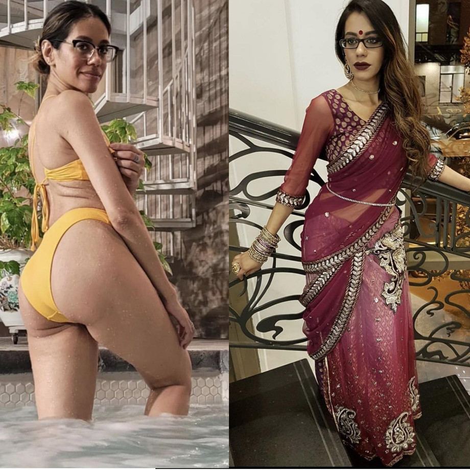 ✓ New Leak  Desi 35 Years Old NRI Wife Got Divorced Becouse She Want To Be A Instgram Bikini Model and Night Club Girl  100 Pics  🔥 - Desi Pics (HD /