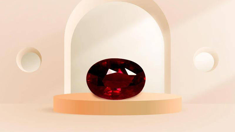 a raw ruby gemstone