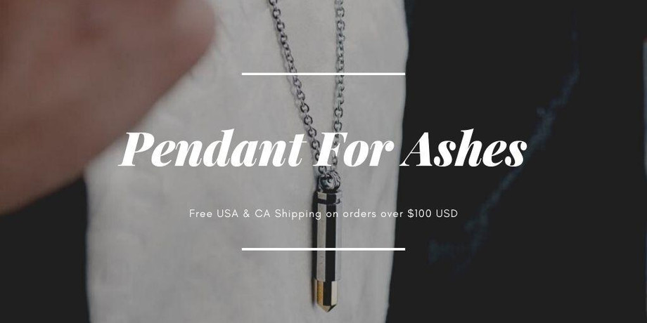 cremation ashes pendants