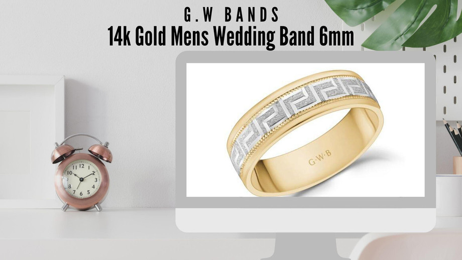 gold mens wedding